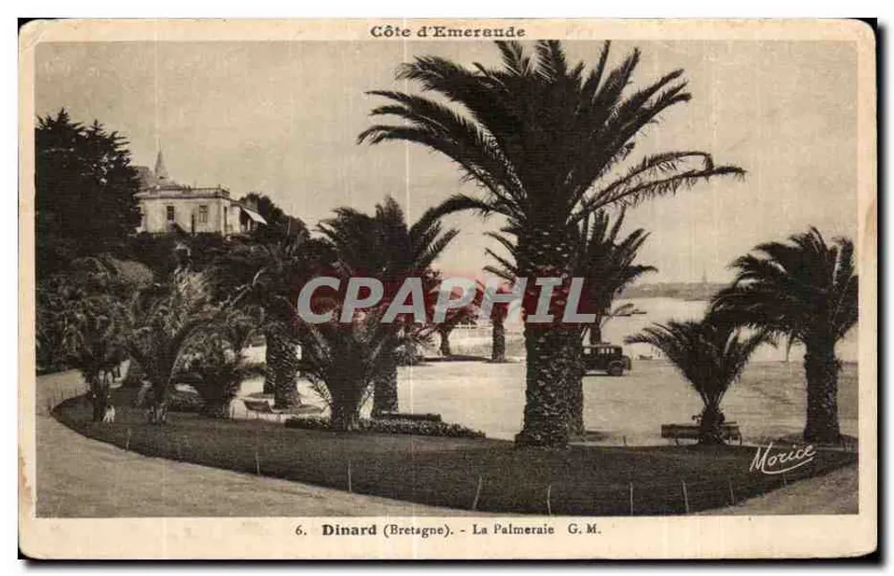 Dinard (Bretagne) — La Palmeraie — G.M. — Éditeur : Maurice Guerpin - Frente