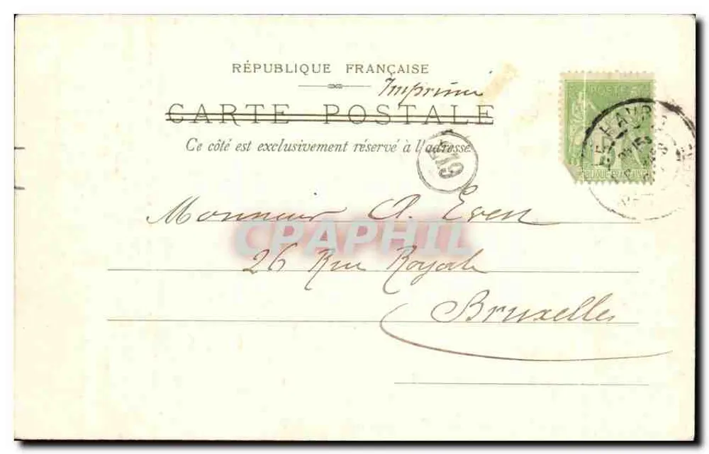 Pão de Açúcar — Le Haure — Steingel & Co. Dresden-Berlin, n° 4138 - Verso