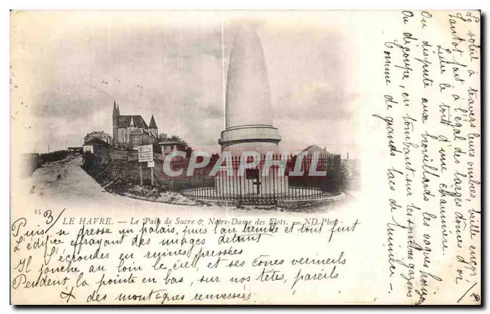 Le Havre — Le Paix de Sucre & Notre-Dame des Flots — ND. Phot. - Vorderseite
