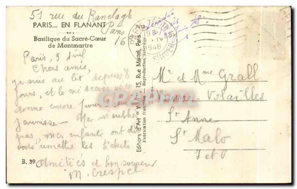 Basilika des Heiligen Herzens — Montmartre — Jjon - Rückseite
