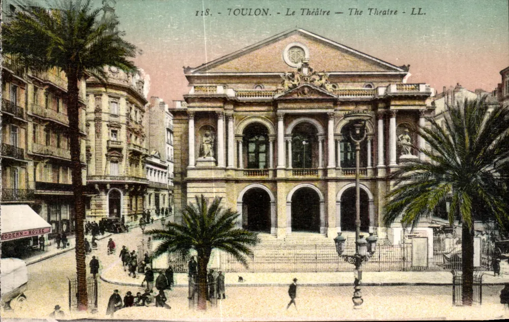Toulon — Ansicht des Theaters — LL. — 118 - Vorderseite