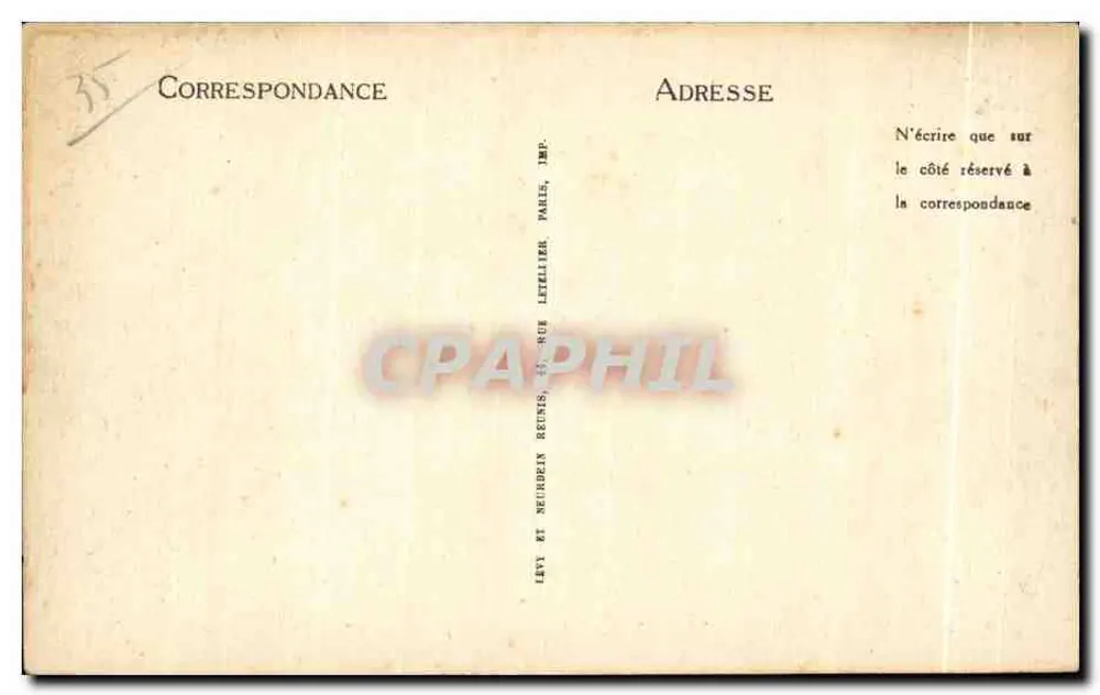 Dinard — Mondlichteffekt an der Pointe de la Malouine — LL - Rückseite