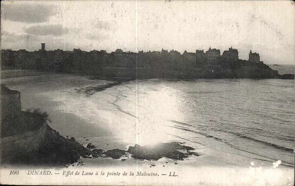 Dinard — Efeito da Lua na ponta da Malouine — LL. - Frente