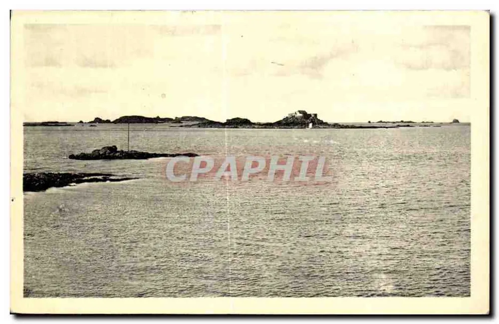 St-Enogat — Ansicht der Bucht von St-Malo — 1ère Atte Photomécanique, Paris - Vorderseite