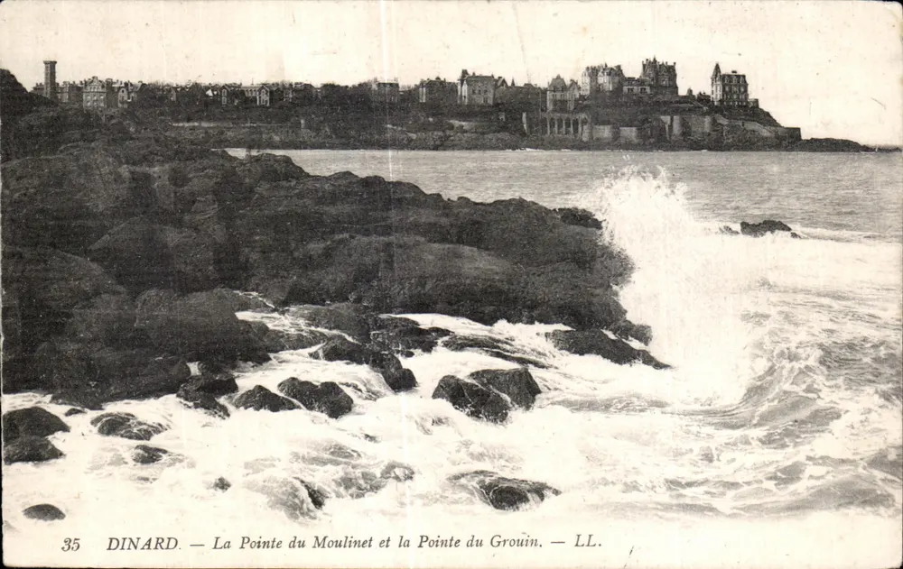 Dinard — Die Pointe du Moulinet und die Pointe du Grouin — LL. Nr. 35 - Vorderseite
