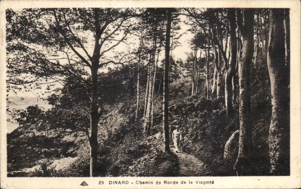 Dinard - Caminho da Vicomté — cartão postal n°29 - Frente