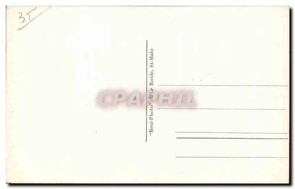 Dinard — La Vicomté — Vista em direção a Dinard — Bilhete postal antigo — n°5 - Verso