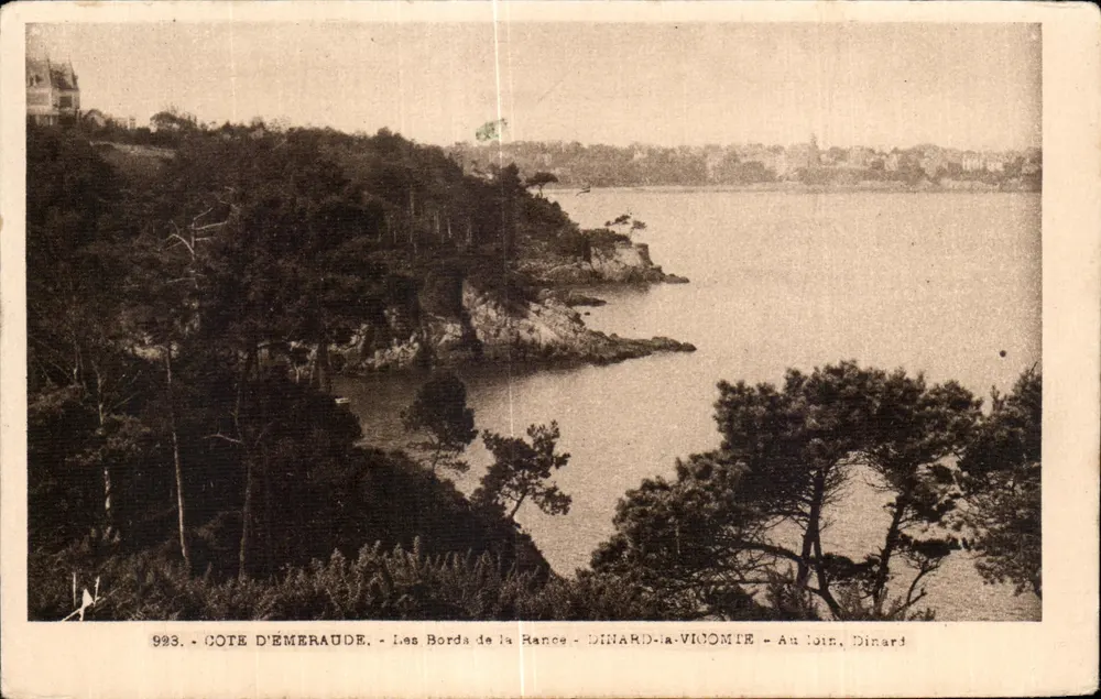 Costa de Esmeralda — As Margens da Rance — Dinard-la-Vicomie — À distância, Dinard - Frente