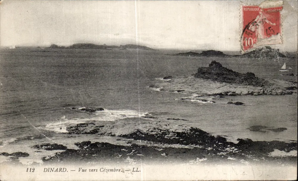 Dinard — Vista para Cézembre — LL. — n°112 - Frente