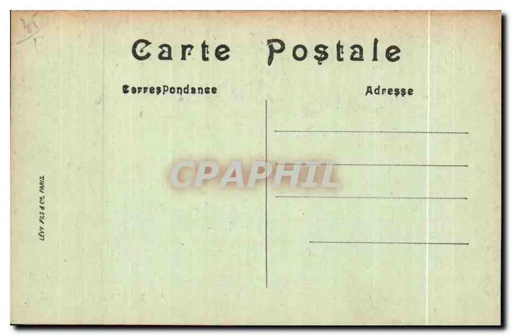 Dinard — La Vicomté — Lévy Frères & Cie, Paris - Verso