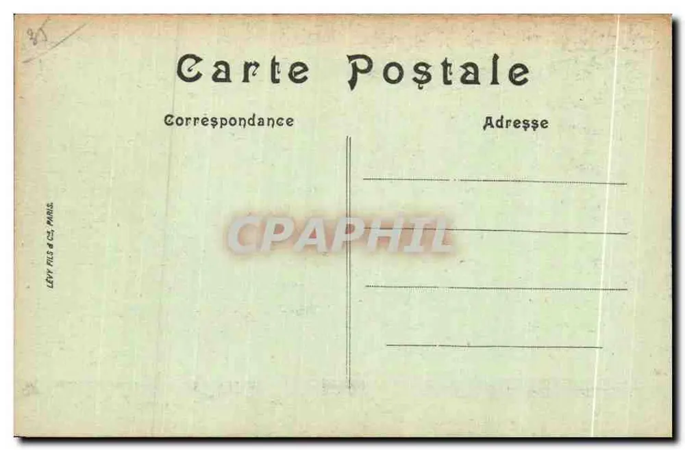 Dinard — Um canto da Vicomtade — Editor LEVY FILS & CIE, PARIS, n°20 - Verso