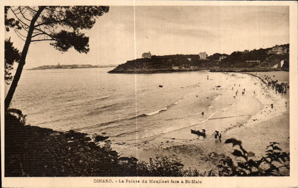 DINARD - Ansicht der Pointe du Moulinet gegenüber St-Malo — Edition M. PAMBRUN, Serie 2 Nr. 2 - Vorderseite
