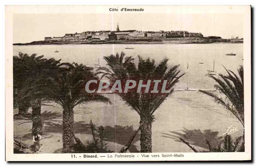 Dinard — La Palmeraie — Ansicht nach Saint-Malo — Laurent-Nel, Rennes - Vorderseite