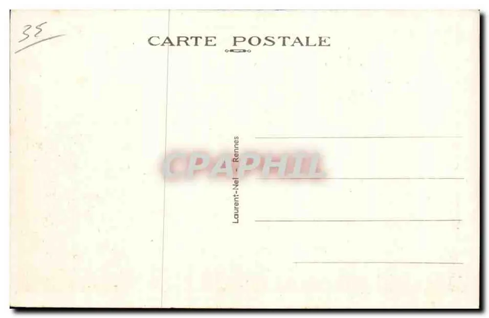 Dinard — La Palmeraie — Ansicht nach Saint-Malo — Laurent-Nel, Rennes - Rückseite