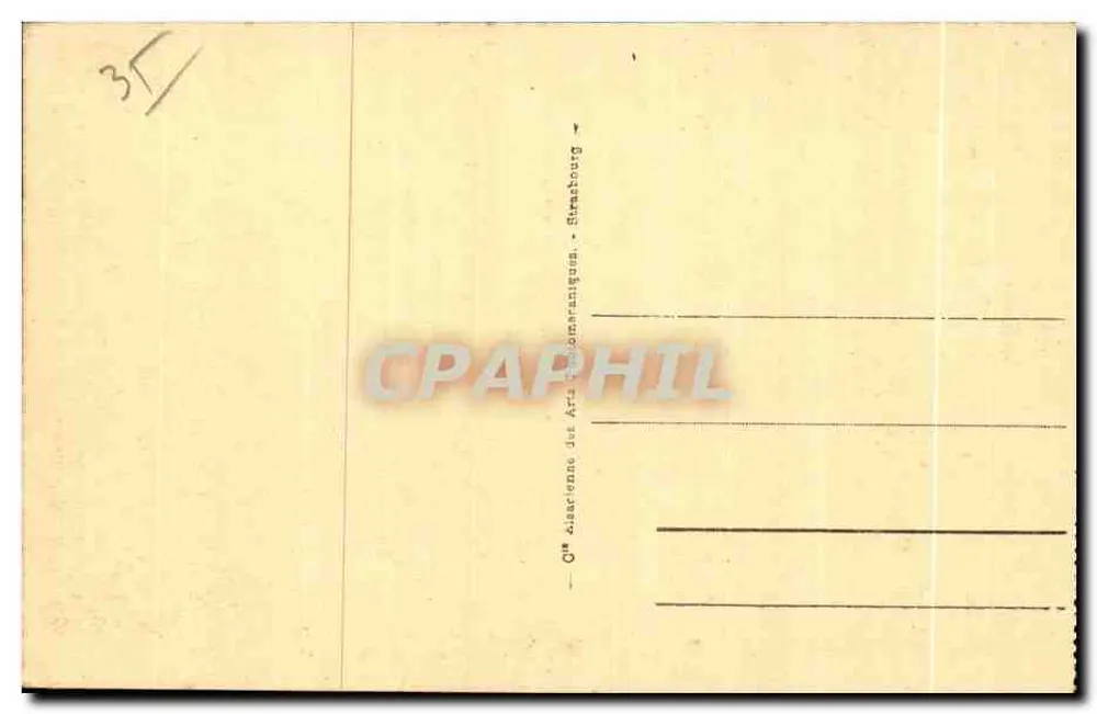 Dinard - La Vicomté, vista para St-Servan — editor E.P.H. n°25 - Verso