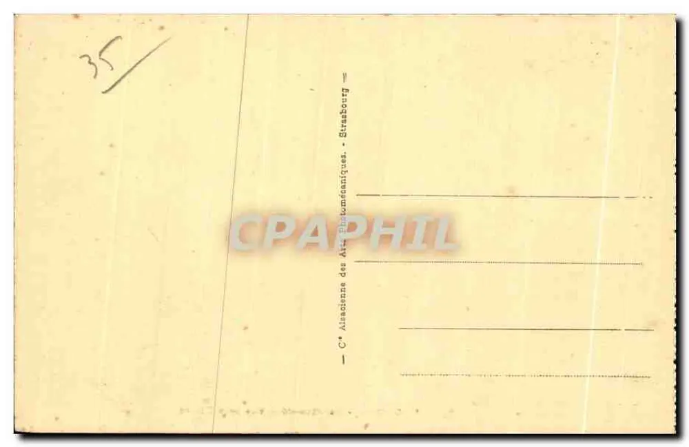 Dinard - La Vicomté - Vista para Dinard — Editor C. Alsaïcience des Arts Plastiques - Verso