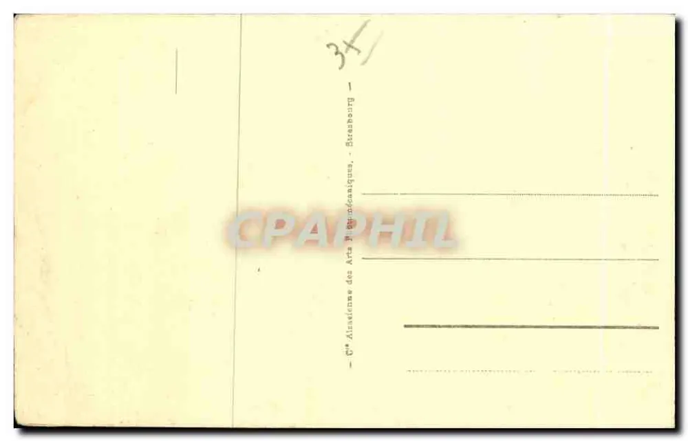 डिनार्ड - ला प्लाज डी ले एक्लुस - पुराना पोस्टकार्ड संख्या 83 - प्रकाशक A.R.A. - पीछे
