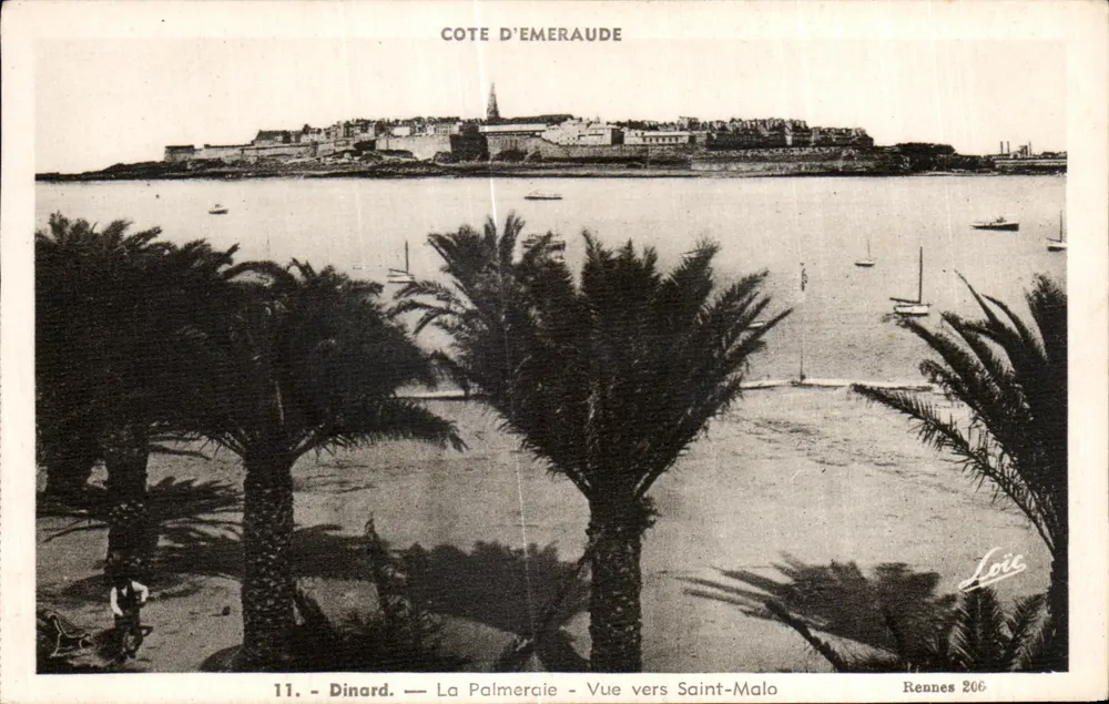 Dinard — La Palmeraie — Ansicht Richtung Saint-Malo — Rennes 206 - Vorderseite
