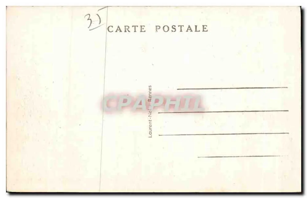 Dinard — Die Palmen der Clair-de-Lune Promenade — Rennes 226 - Rückseite