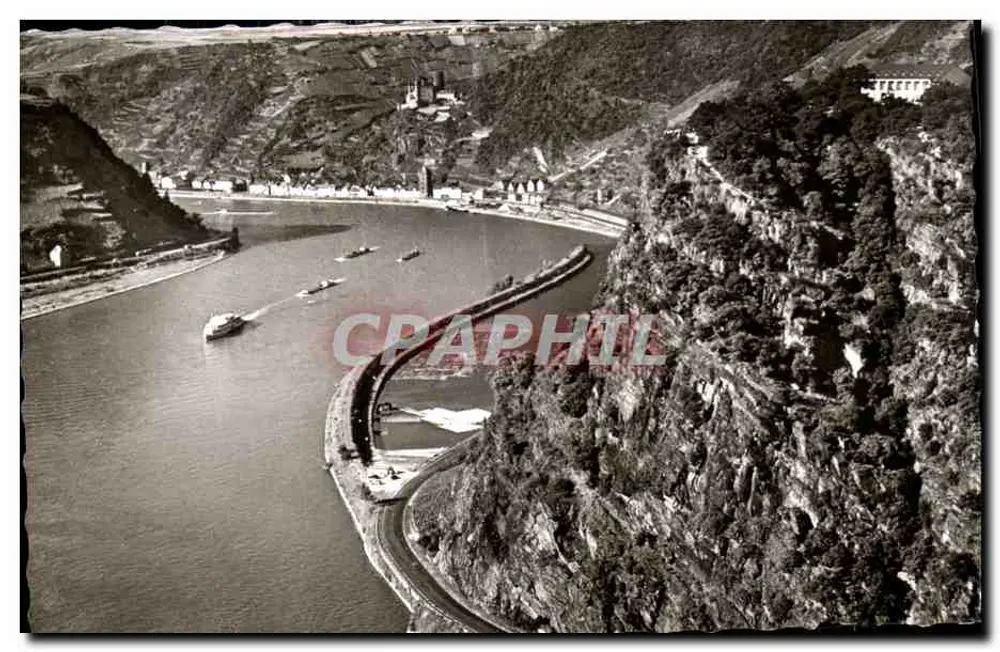 Der Rhein, Loreley, St. Goarshausen und Burg Katz — Verleger: Schoite Photography, Münden-Gräfelfing, Nr. 0119 - Vorderseite