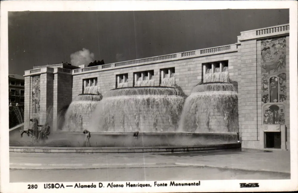 Lissabon — Alameda D. Afonso Henriques, Monumentalfonte — Barreto, n° 280 - Vorderseite