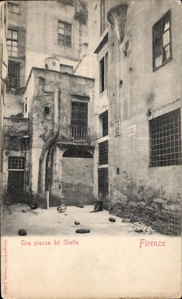 गेटो के एक स्थान — फिरेंज़े — स्टेंगेल & कंपनी, ड्रेस्डेन 1088F - आगे