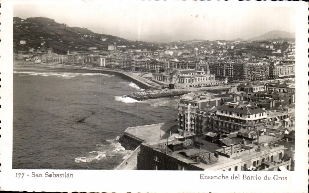 San Sebastián — Ensanche del Barrio de Gros — unbekannter Verlag, Nr. 177 - Vorderseite