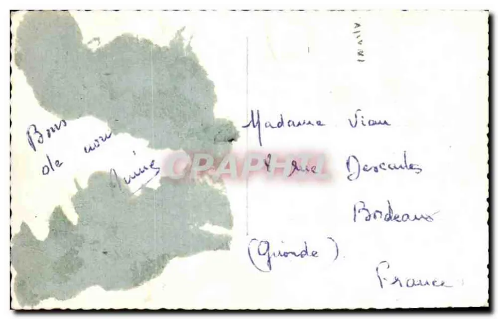 San Sebastián — Ensanche del Barrio de Gros — unbekannter Verlag, Nr. 177 - Rückseite