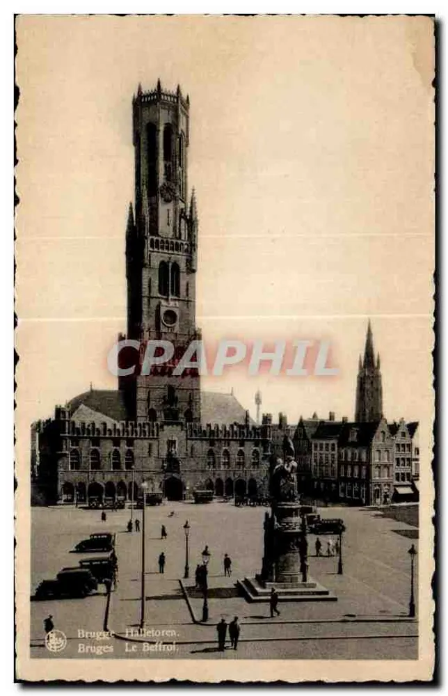 Bruges - Halletoren — editor Em. Thill, Bruxelas, n° 39 - Frente