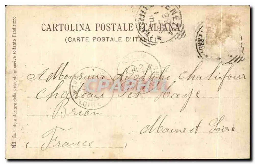 VENEZIA — Canale Grande dall'Accademia — Tarjeta postal italiana - Reverso