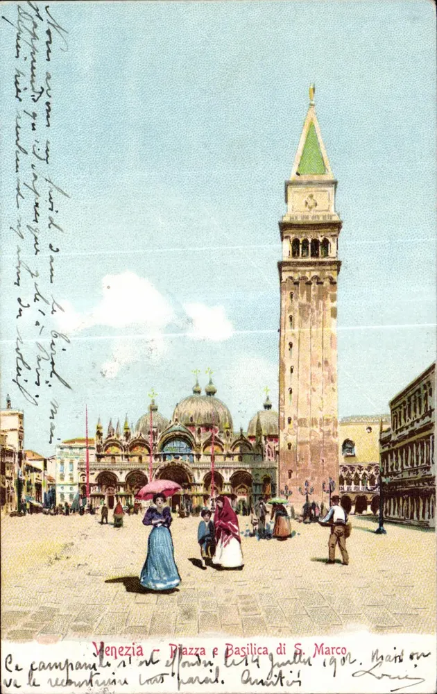 Veneza - Piazza e Basílica de S. Marco — Ferd. Gobbato, Veneza - Frente