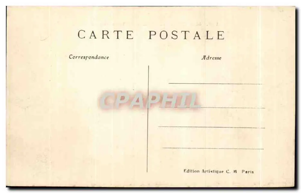 MANTES-la-JOLIE — Der Alte Brücke von Limay — C.M. n°121 - Rückseite