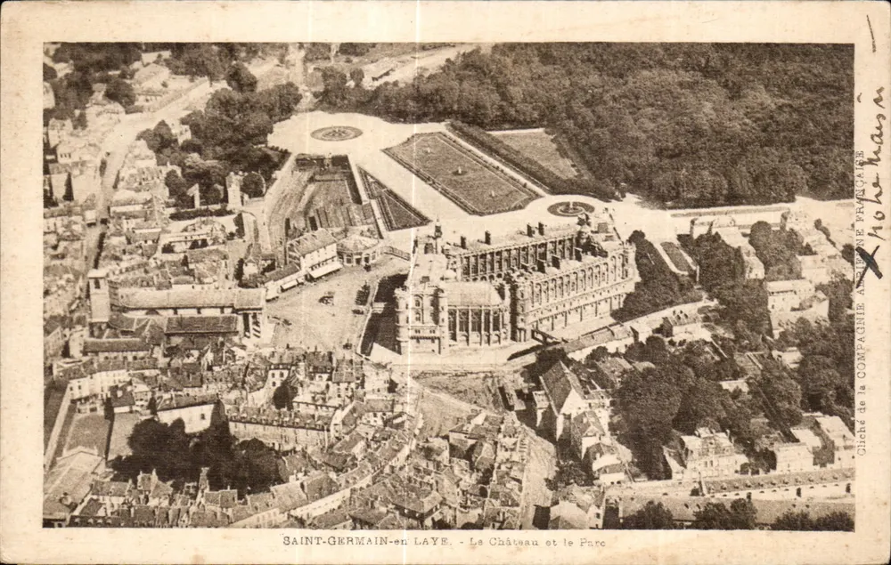 Saint-Germain-en-Laye - O Castelo e o Parque — cliché da Compagnie Anjouenne Française - Frente