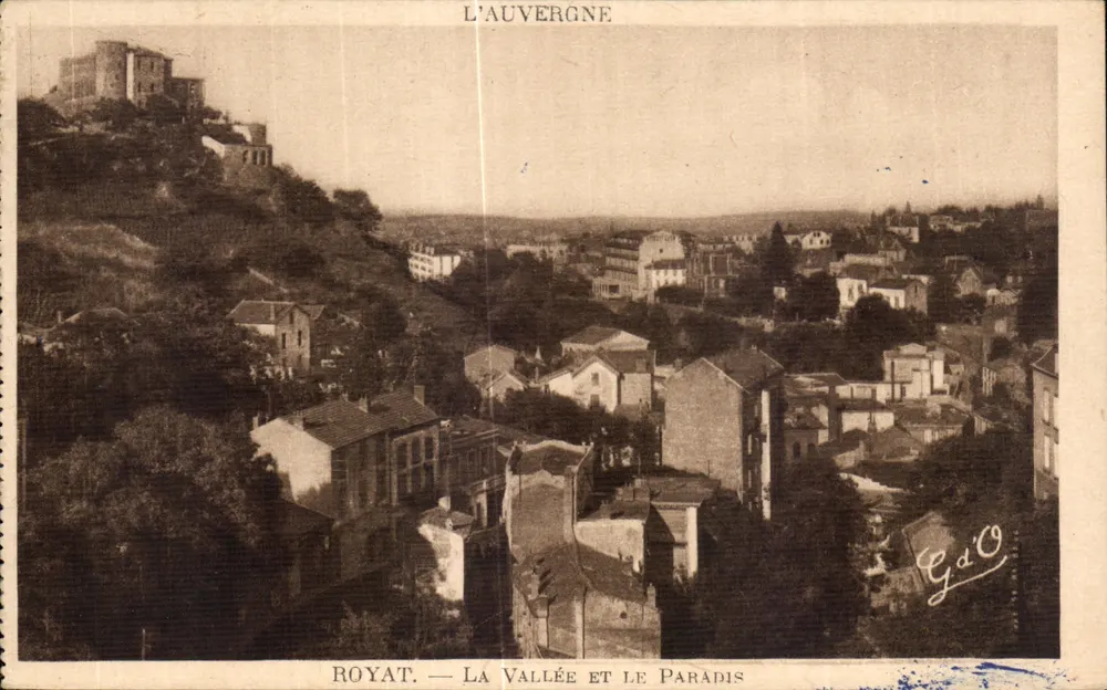 Royat — Die Tal und das Paradies — G.d'O - Vorderseite