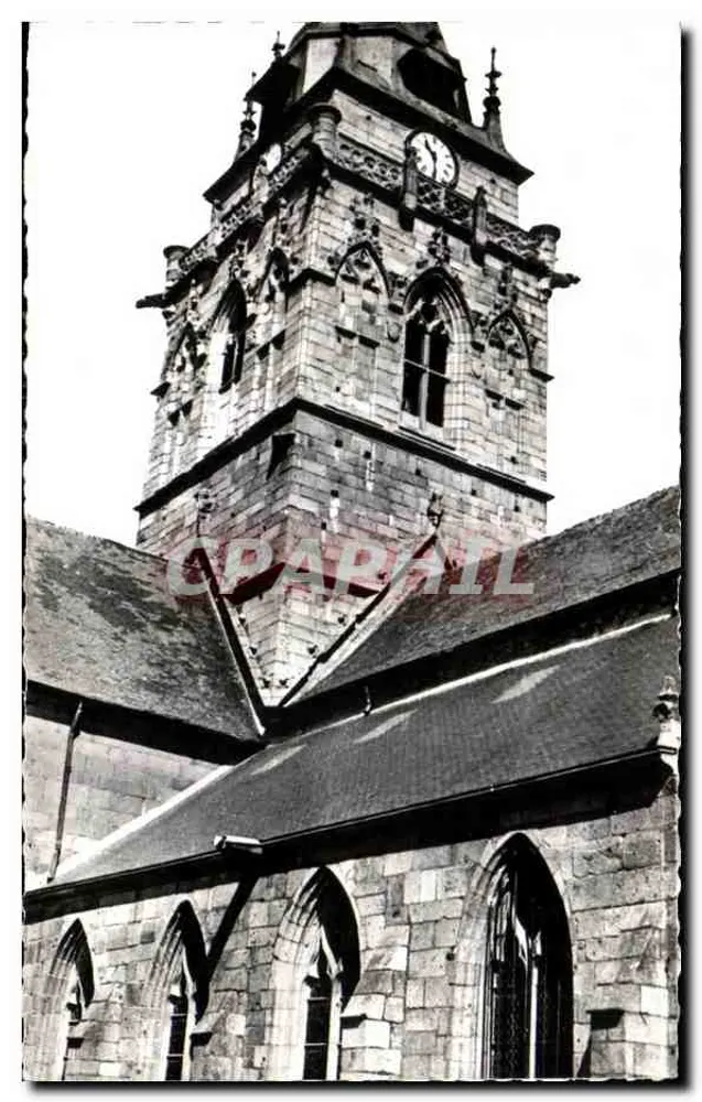 Kirche von Villedieu-les-Poêles — Der Turm — Foto R. Simon von Villedieu - Vorderseite