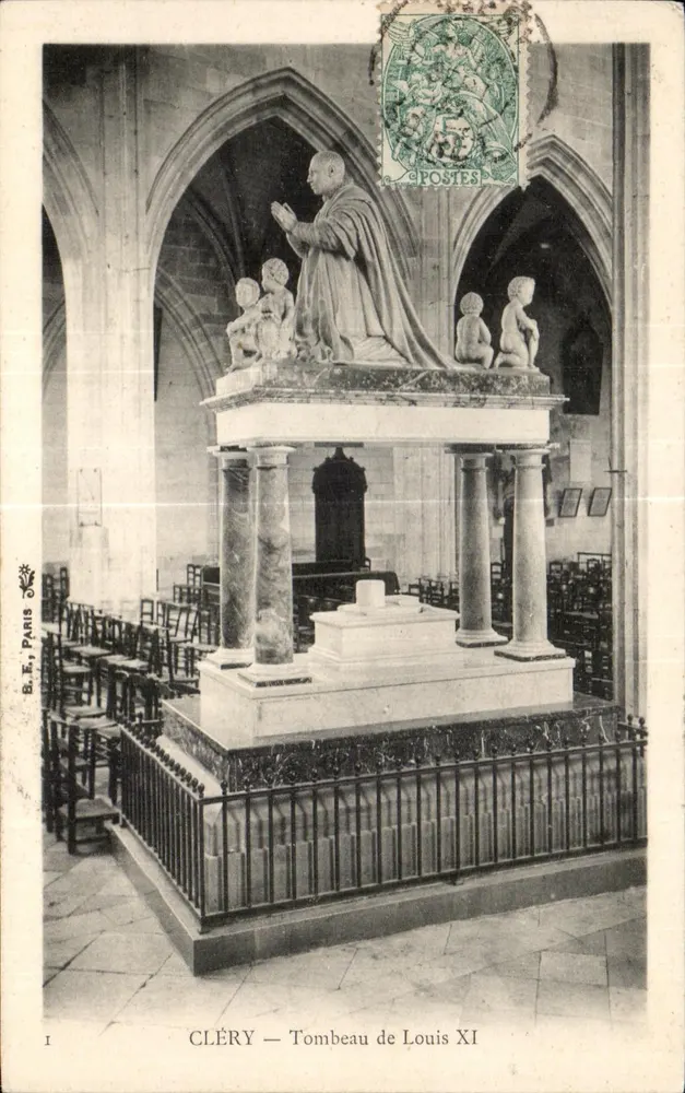 Cléry — Túmulo de Luís XI — B.E. Paris, n°1 - Frente