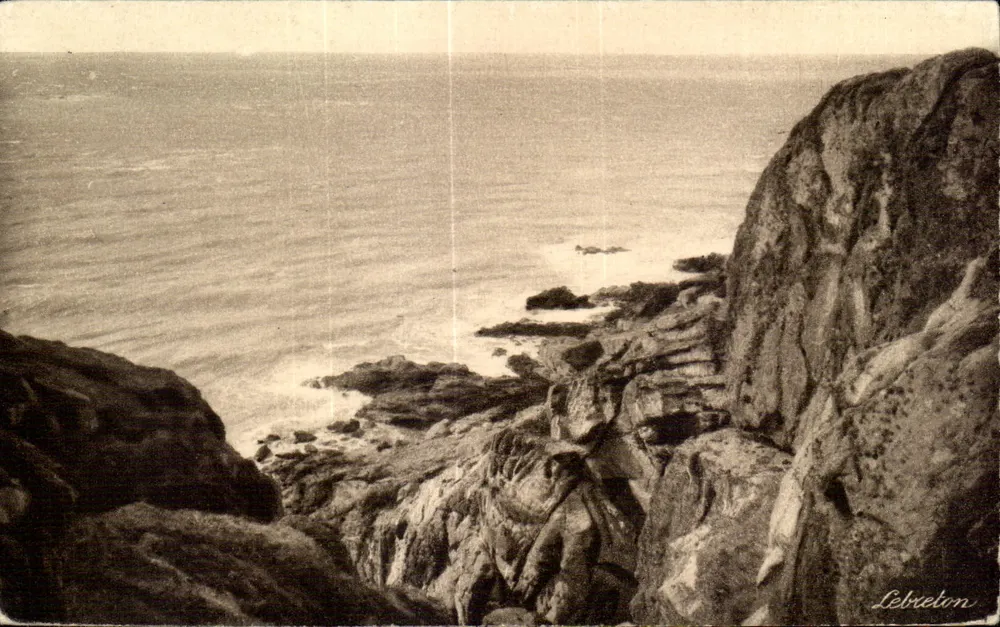 Cancale - Ponta do Grouin - O Abismo — Edição Lebreton-Bauleu - Frente