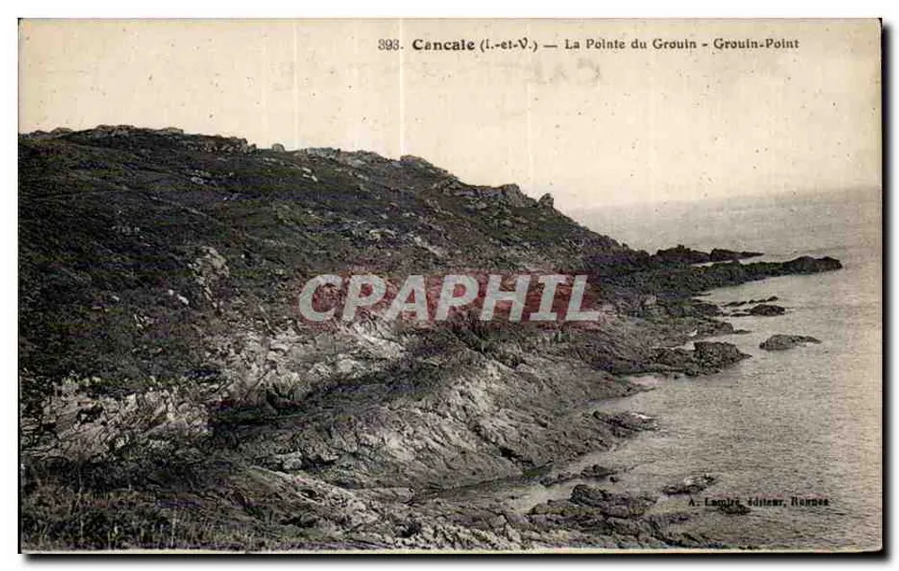Cancale (I.-et-V.) — A Ponta do Grouin - Grouin-Point — A. Lamble, editor, Rennes - Frente