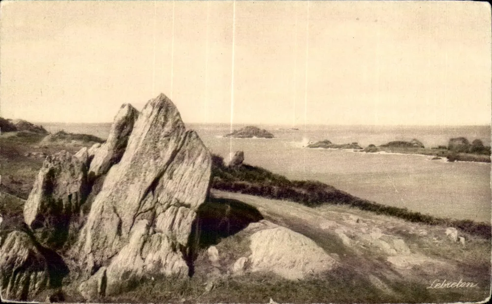 Die Insel Landes — Leuchtturm der Steine — Edition LEBRETON-BAILLEAU – Cancale - Vorderseite