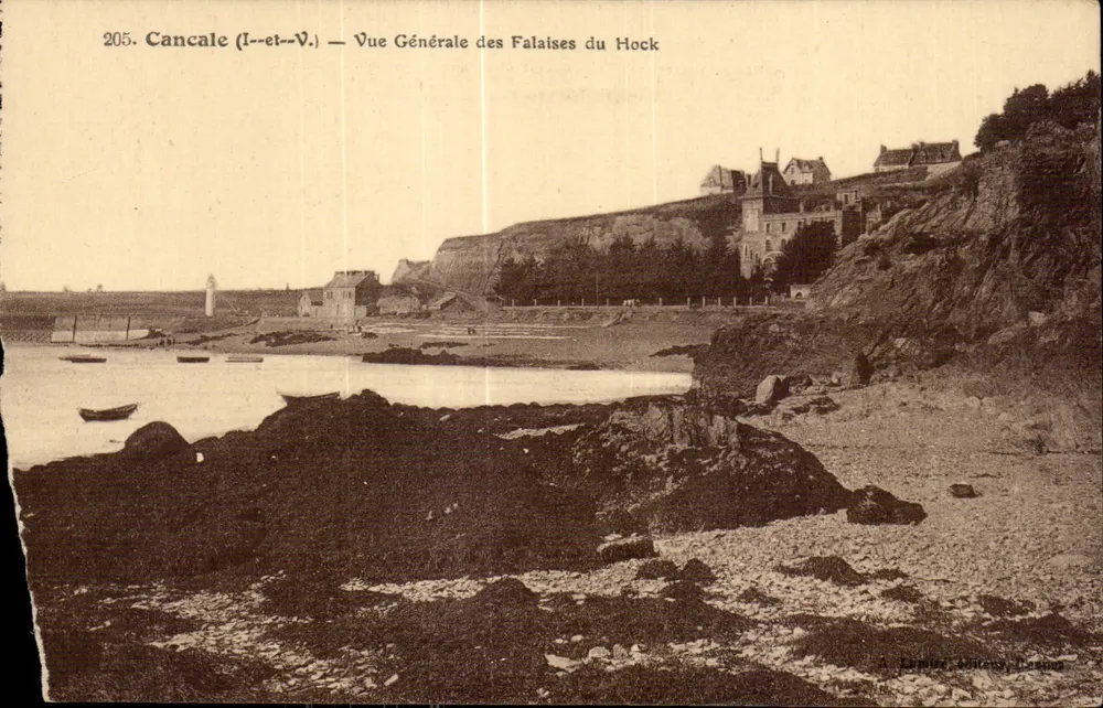 Cancale (I.-et-V.) — Allgemeiner Blick auf die Klippen von Hock — A. Lempire, Adriers, Plessis - Vorderseite