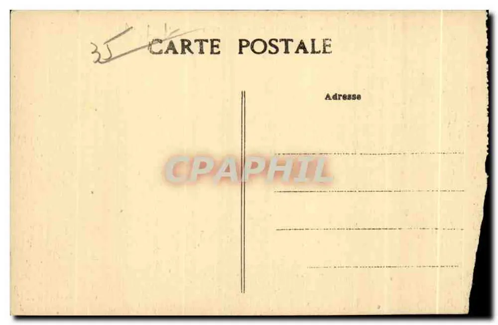 Cancale (I.-et-V.) — Allgemeiner Blick auf die Klippen von Hock — A. Lempire, Adriers, Plessis - Rückseite