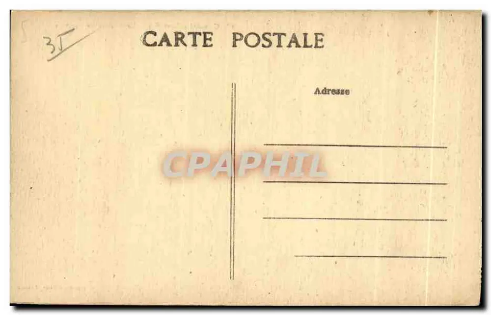 Cancale (I.-et-V.) — O Rocher de Cancale — A. Lamiré, editor, Rennes - Verso