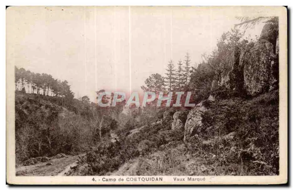 Camp de Coetquidan — Vaux Marqué — J. Barthoux, Editora Coëtquidan - Frente