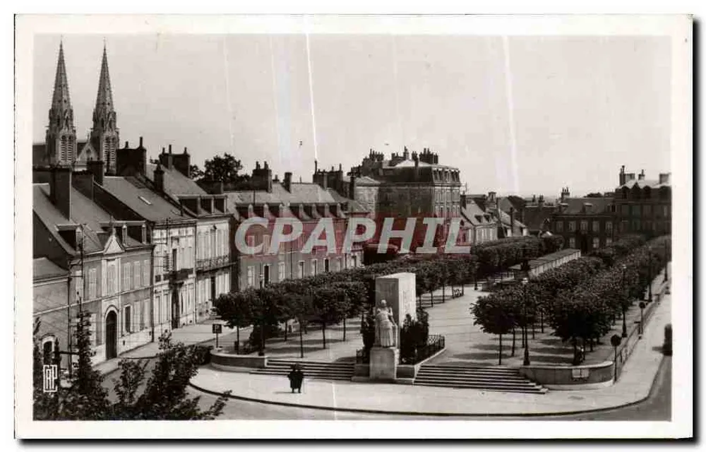 Place Lafayette — Châteauroux — vista geral — editor RP - Frente