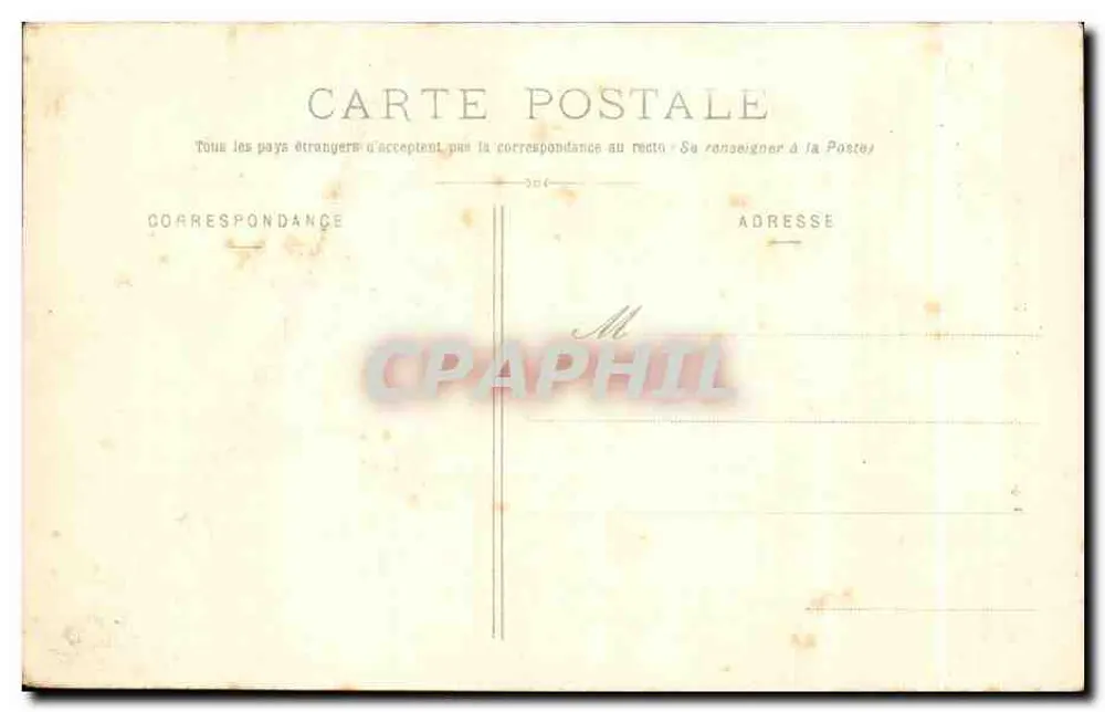 Arcachon - A Igreja de São Ferdinando — editor B. R. n° 174 - Verso