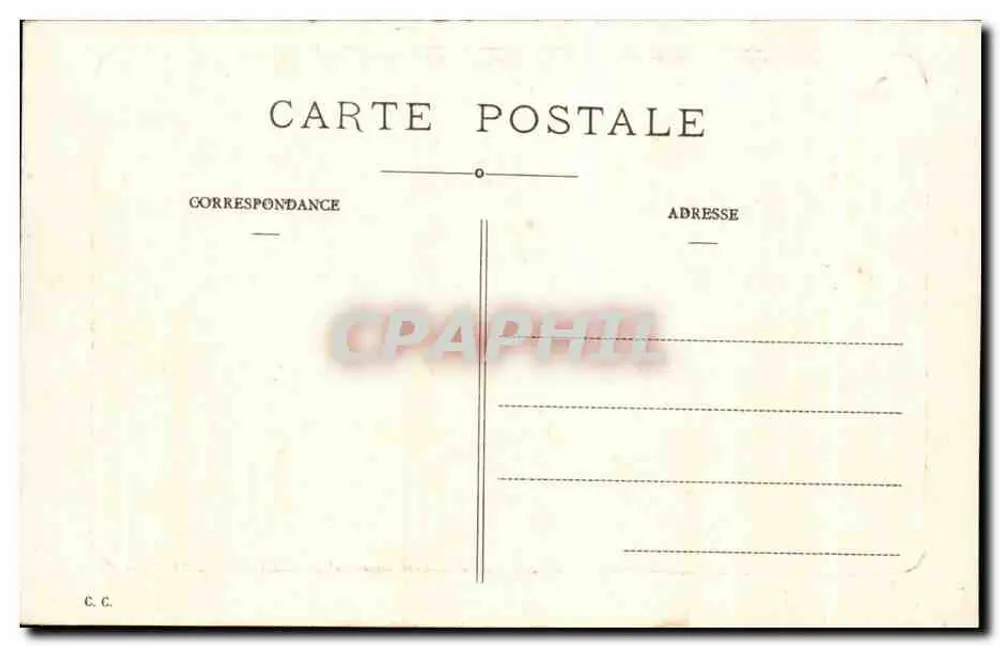 Cautorets (H.-P.) — Allgemeiner Blick von Paux Vieux — H.P. (Hauts-Pyrénées) - Rückseite