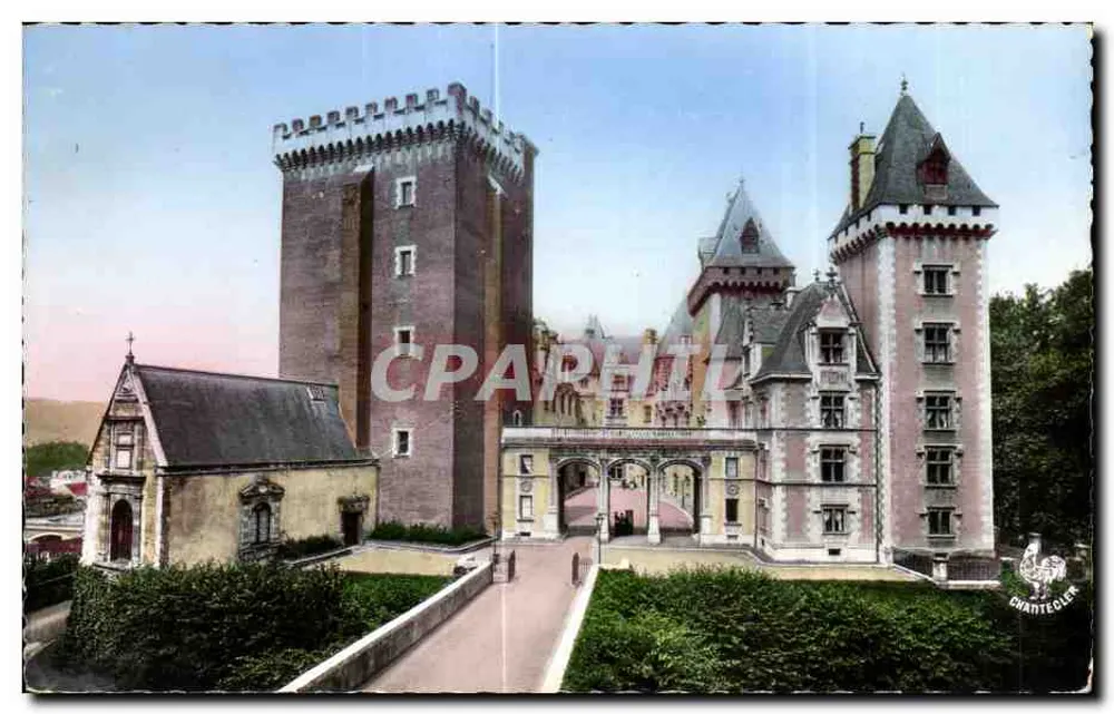 Schloss Henri IV und seine Ehrenhof — Pau (Basses-Pyrénées) — Édition Chantecler - Vorderseite