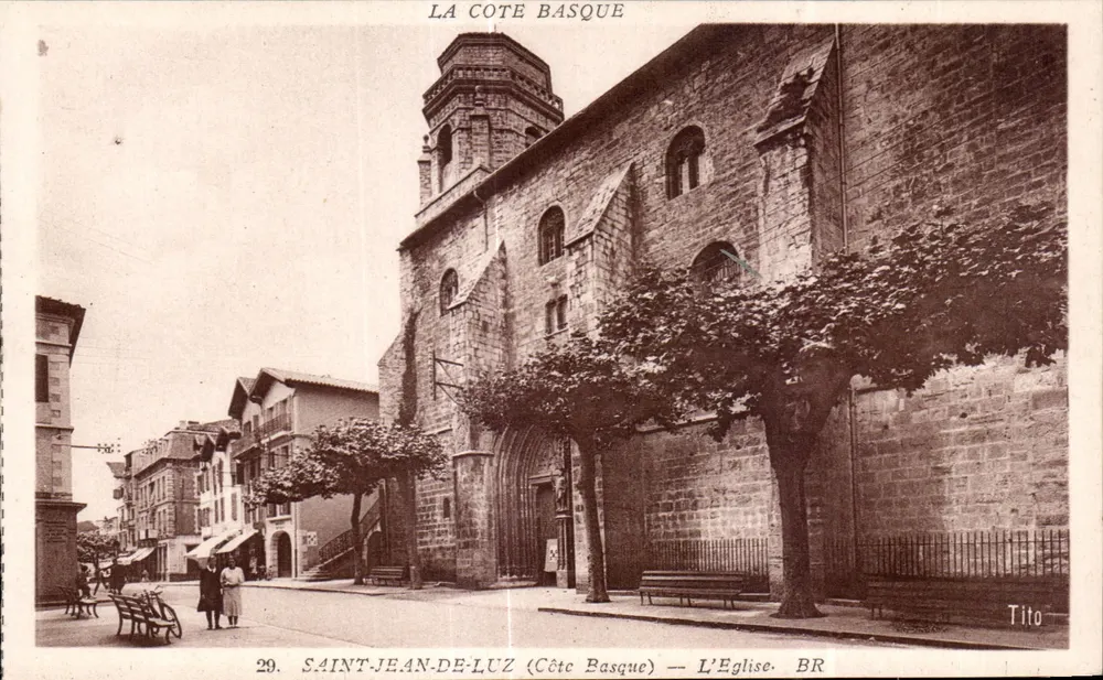 Saint-Jean-de-Luz (Côte Basque) — A Igreja — Tito - Frente