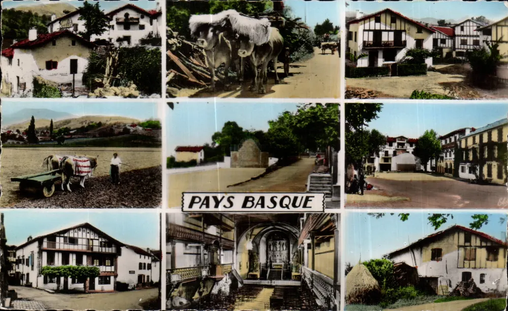 Pays Basque — vista panorâmica — L. Choroméau, 92, Cours Victor-Hugo, Bordeaux - Frente