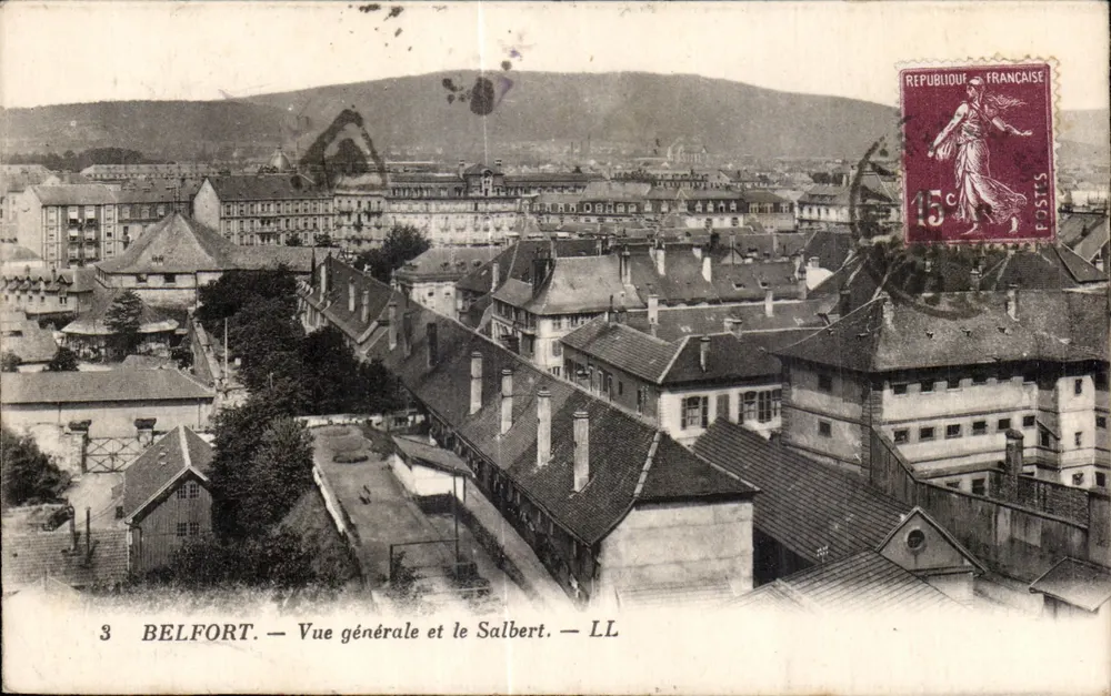 Belfort — Vista geral e o Salbert — LL - Frente